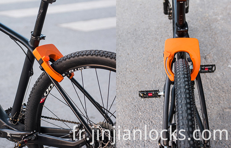 Verrouillage de verrouillage à ossature à vélo fixe Fixé Lock de partage du vélo de location Ble-Bluetooth Lock